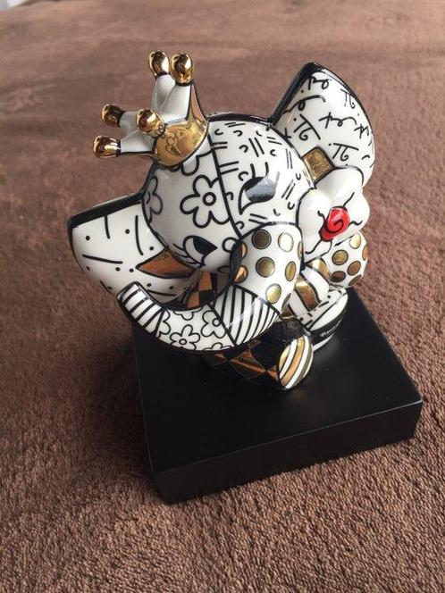 Romero Britto (1963) - Golden Spring Elephant, Antiek en Kunst, Antiek | Overige Antiek