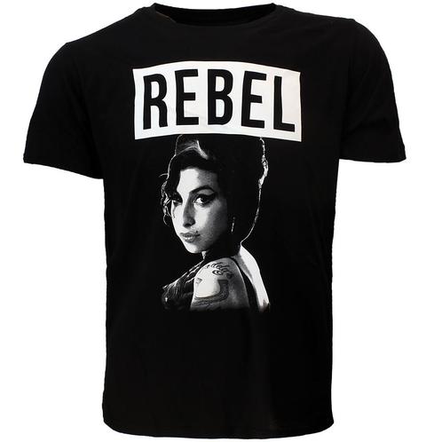 Amy Winehouse Rebel T-Shirt - Officiële Merchandise, Kleding | Heren, T-shirts
