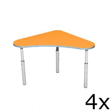 Kleutertafel | Verstelbaar | Oranje | Voor Kinderen, Verzenden