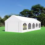 Partytent 4x10  PVC - Premium | Wit, Tuin en Terras, Verzenden, Partytent, Nieuw, 8 meter of meer