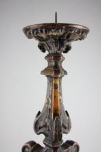 Kaarsenhouder Barok - 1 meter - Hout - Kerk, Antiek en Kunst
