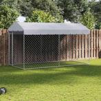 vidaXL Hondenkennel voor buiten met dak 382x192x225 m, Verzenden, Nieuw