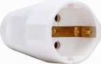 Kopp Contrast Plug RA Synthetic 16A Arctic White - 182102006, Doe-het-zelf en Bouw, Verzenden, Nieuw