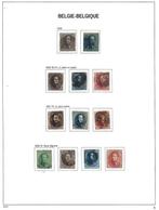 België 1849/1878 - Klassieke periode , Leopold I + II ( davo, Gestempeld