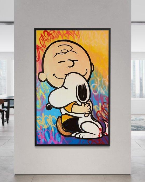 Gunnar Zyl - Charlie Brown & Snoopy XXL, Antiek en Kunst, Kunst | Schilderijen | Modern
