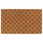 vidaXL Tapis de porte naturel 45x75 cm fibre de coco, Verzenden, Neuf