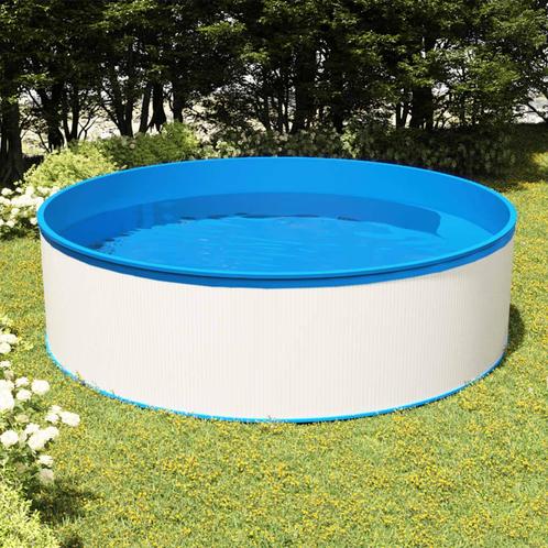 vidaXL Splasher pool met hangende skimmer en pomp 350x90 cm, Jardin & Terrasse, Piscines, Envoi