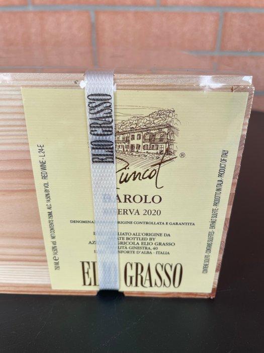 2020 Elio Grasso, Runcot - Barolo DOCG, Riserva - 3 Flessen, Collections, Vins