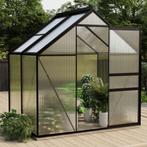 Tuinkas 2,47 m³ aluminium antracietkleurig, Tuin en Terras, Kassen, Verzenden, Nieuw