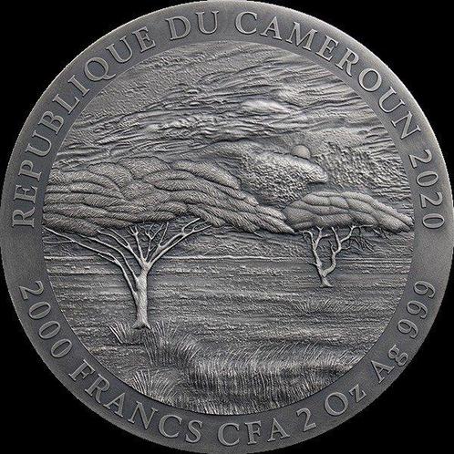 Kameroen. 2000 Francs 2020 Panthera Leo Expressions of, Postzegels en Munten, Munten | Europa | Niet-Euromunten