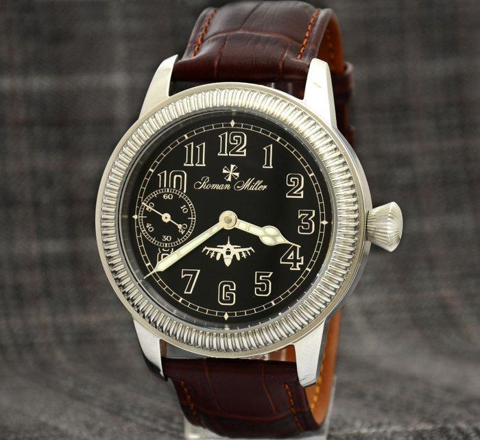 Roman Miller - FIGHTER, 1 year of Warranty, Box - Zonder, Handtassen en Accessoires, Horloges | Heren