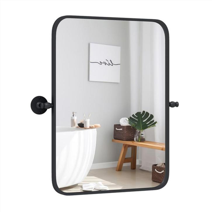 Tweedekans | Coast Metalen Wandspiegel Kantelbaar –, Huis en Inrichting, Woonaccessoires | Spiegels, Ophalen of Verzenden