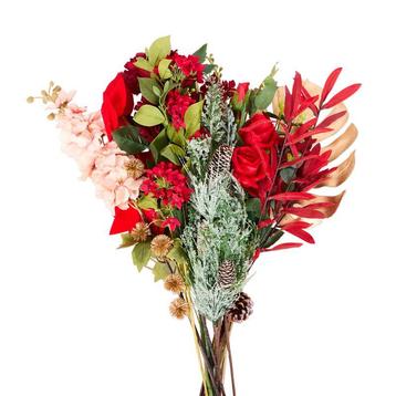 Bouquet de fleurs artificielles premium - 14 pièces beschikbaar voor biedingen