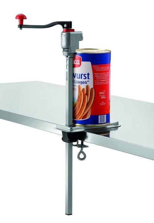Blikopener RVS/Kunststof | Incl. mes & transportwiel |, Zakelijke goederen, Horeca | Keukenapparatuur, Nieuw in verpakking, Verzenden