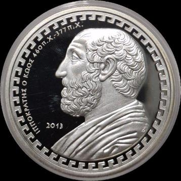 Grèce. 10 Euro 2013 Hippocrates of Cos PR70DCAM