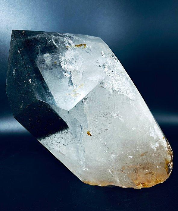 Zeldzame Braziliaanse tuinkwarts Extra groot Phantom Crystal, Verzamelen, Mineralen en Fossielen