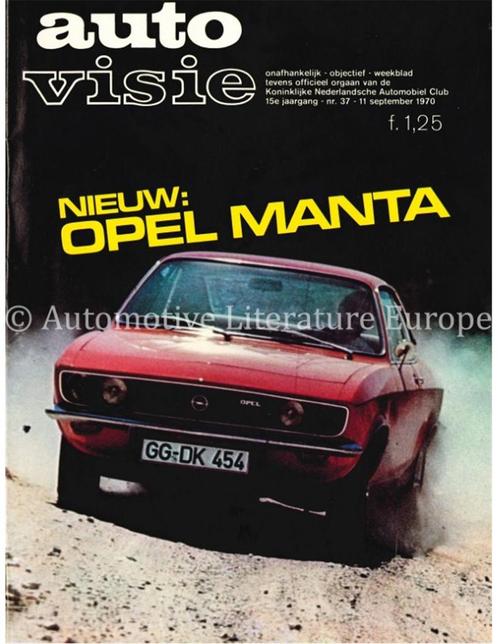 1970 AUTOVISIE MAGAZINE 37 NEDERLANDS, Livres, Autos | Brochures & Magazines, Enlèvement ou Envoi