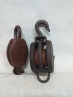 Werkgereedschap - Amsterdam 2x katrollen, Antiek en Kunst