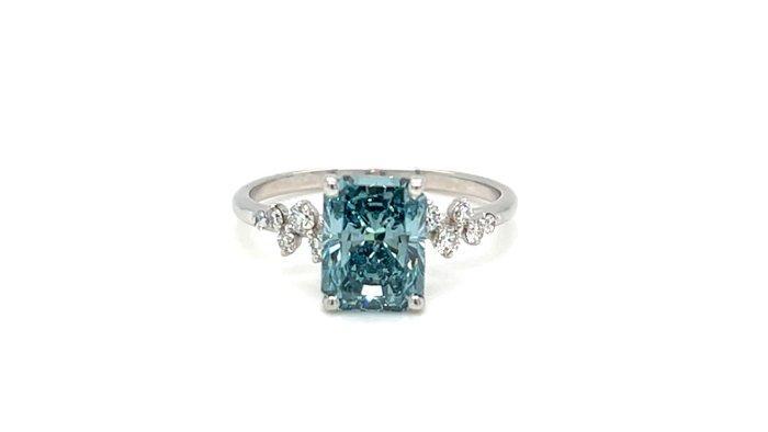 Zonder Minimumprijs - Ring - 14 karaat Witgoud - 2.27ct. tw., Handtassen en Accessoires, Ringen