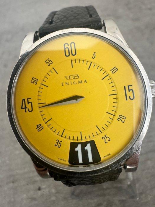 Gianni Bulgari - Enigma Jumping Hour - Sans Prix de Réserve, Handtassen en Accessoires, Horloges | Heren
