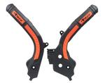 Racetech frame beschermers zwart / oranje KTM 16-18 &amp; Hu, Motoren, Verzenden, Nieuw