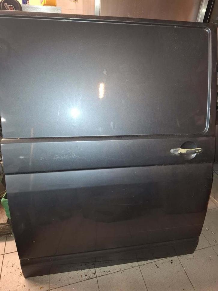 schuifdeur rechts donker grijs volkswagen transporter t5 t6, Auto-onderdelen, Carrosserie, Gebruikt, Volkswagen, Ophalen of Verzenden