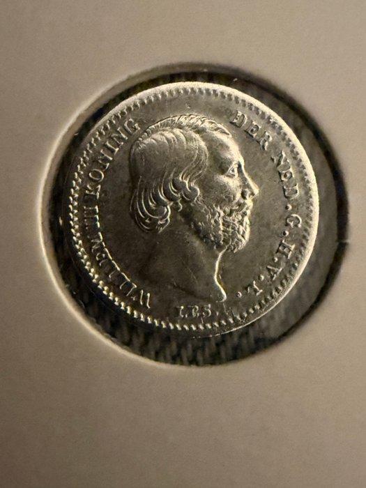 Nederland. Willem III. 5 Cents 1853, Timbres & Monnaies, Monnaies | Pays-Bas