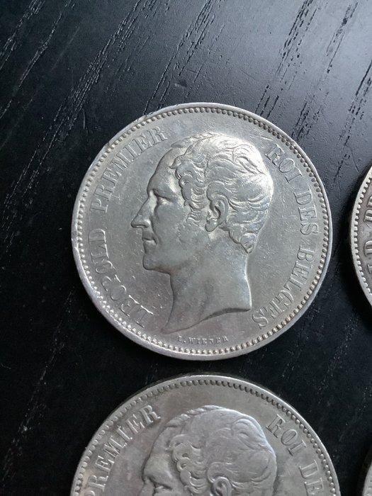 België. Leopold I. 5 Francs 1850-1865 (Zonder minimumprijs), Postzegels en Munten, Munten | Nederland