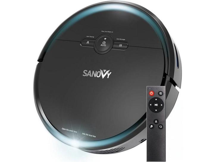 Sanovy 3 in 1 Robotstofzuiger - Dweilfunctie 1800 PA -, Huis en Inrichting, Woonaccessoires | Overige, Nieuw, Verzenden