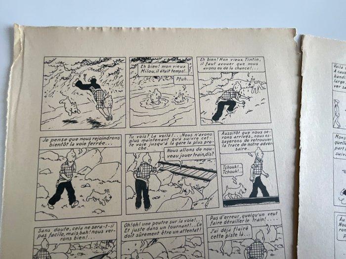 Tintin - Tintin en Amérique - 2 pages en édition alternée, Boeken, Stripverhalen