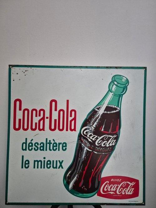 Coca-Cola - neuhaus bagneux - Plaque émaillée - Coca-cola, Antiek en Kunst, Antiek | Wandborden en Tegels