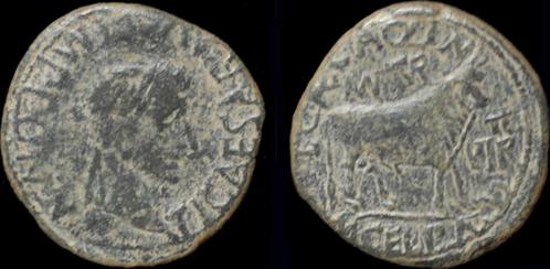 14-36ad Spain Turiasus Tiberius Ae As Brons, Postzegels en Munten, Munten | Europa | Niet-Euromunten, België, Verzenden