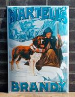 Emaille wandreclame Martells Brandy, Collections, Verzenden