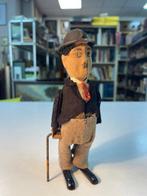 Schuco  - Blikken speelgoedfiguur Schuco Charlie Chaplin,, Antiek en Kunst, Antiek | Speelgoed