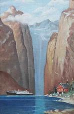 Gunnar Zetterström (1902-1965), manner of - Nordic landscape, Antiquités & Art