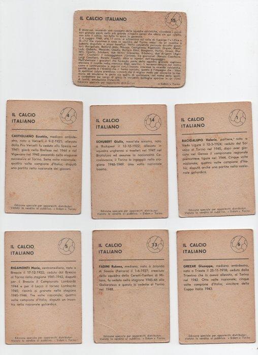 1959/60 SIDAM TORINO FC - 16 Complete set - Good (GD), Verzamelen, Stickers