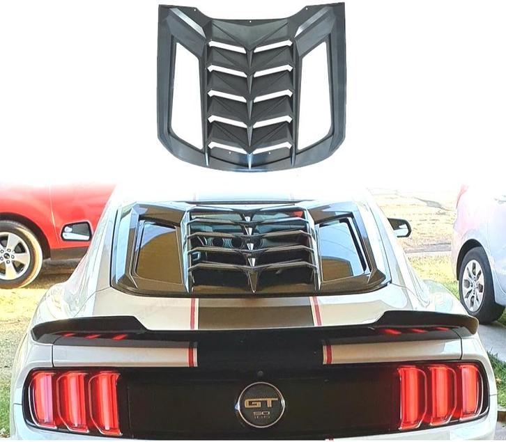 PERSIENNE POUR FORD MUSTANG 15-22 LOOK GT500 NOIR BRILLANT, Auto-onderdelen, Carrosserie, Verzenden