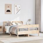 vidaXL Bedframe zonder matras massief grenenhout 120x200 cm, Verzenden, Nieuw