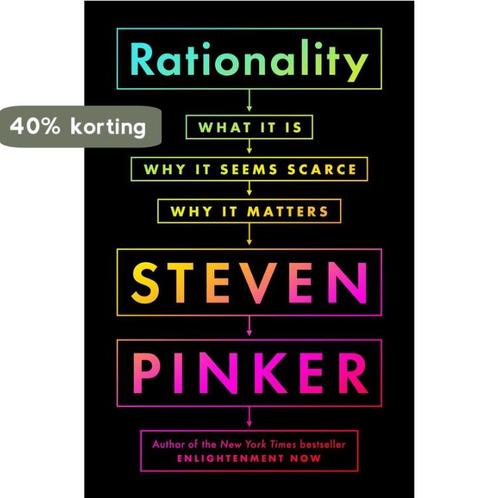 Rationality 9780525561996 Steven Pinker, Boeken, Overige Boeken, Zo goed als nieuw, Verzenden
