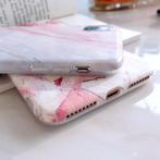 iPhone XS Max Hoesje Marmer Textuur - Shockproof Glossy Case, Nieuw, Verzenden