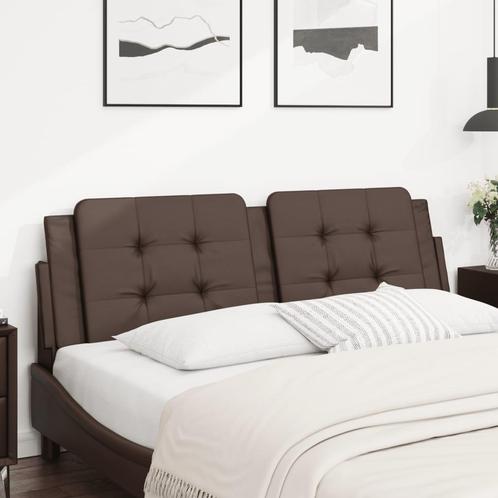 vidaXL Hoofdbordkussen 160 cm kunstleer bruin, Huis en Inrichting, Slaapkamer | Bedden, Nieuw, Verzenden