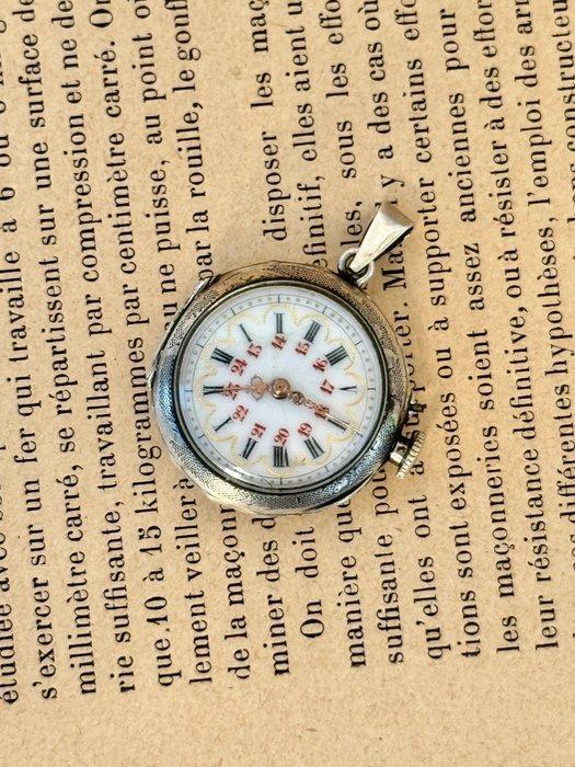 Montre de poche / Tranchée antique en argent et feuilles, Handtassen en Accessoires, Horloges | Heren