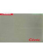 1993 HONDA CIVIC INSTRUCTIEBOEKJE DUITS