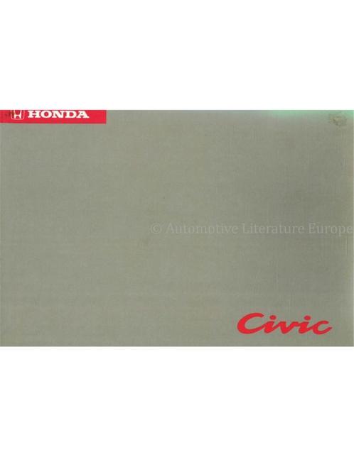 1993 HONDA CIVIC INSTRUCTIEBOEKJE DUITS, Auto diversen, Handleidingen en Instructieboekjes