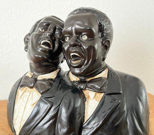 Buste, Amerikaanse Jazz soul zangers - 18 cm - Céramique, Antiek en Kunst, Curiosa en Brocante