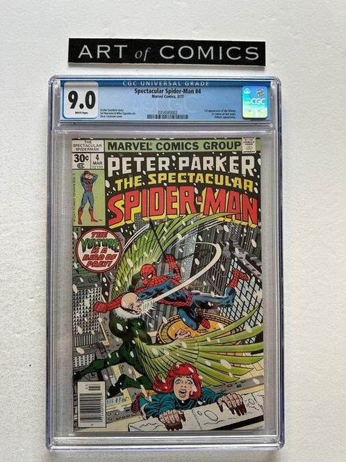 Peter Parker The Spectacular Spider-Man #4 - CGC 9.0 - 1st, Boeken, Strips | Comics