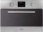 Whirlpool -  Inbouw Combi Microgolf  - Zilver, Elektronische apparatuur, Microgolfovens, Verzenden, 60 cm of meer, Nieuw, Draaiplateau