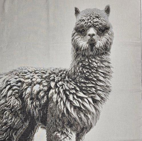 ARAZZO Alpaca exclusief in jacquard van katoen en alpaca -, Antiek en Kunst, Antiek | Tapijten, Tafelkleden en Textiel