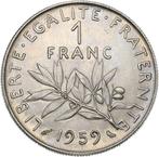 France. Ve République. 1 Franc 1959 Semeuse. Essai, Postzegels en Munten