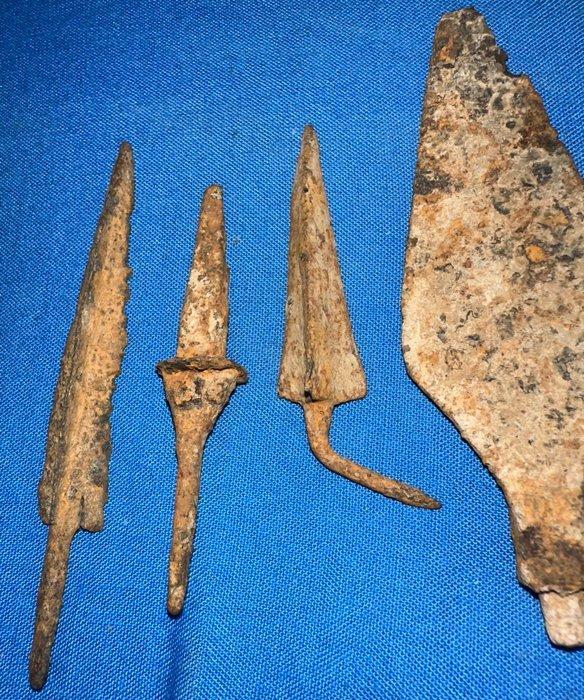 Oud-Romeins naar Middeleeuwen pijlpuntjes (Zonder, Antiquités & Art, Antiquités | Autres Antiquités